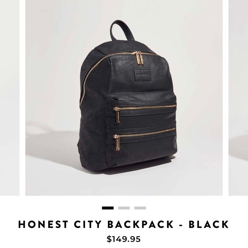 The honest co - Honest City Backpack - Black - like new